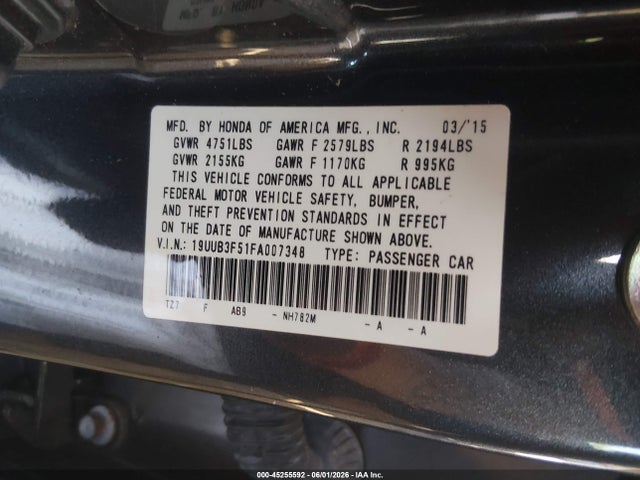 Продаж на аукціоні авто 2015 Acura Tlx V6 Tech, vin: 19UUB3F51FA007348, номер лоту: 45255592