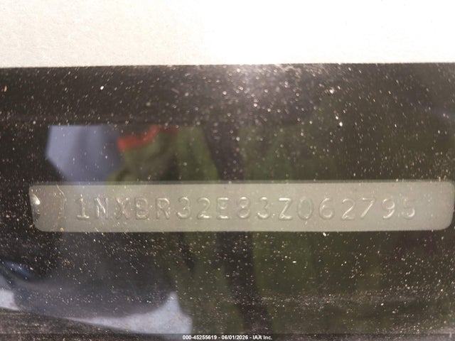45255619 :رقم المزاد ، 1NXBR32E83Z062795 vin ، 2003 Toyota Corolla Le مزاد بيع