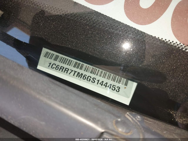 45255621 :رقم المزاد ، 1C6RR7TM6GS144453 vin ، 2016 Ram 1500 Slt مزاد بيع