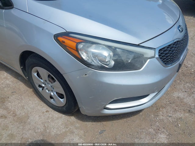 2016 Kia Forte Lx მანქანა იყიდება აუქციონზე, vin: KNAFK4A6XG5477401, აუქციონის ნომერი: 45255650