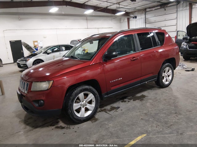 2014 Jeep Compass Sport მანქანა იყიდება აუქციონზე, vin: 1C4NJDBB0ED569505, აუქციონის ნომერი: 45255666