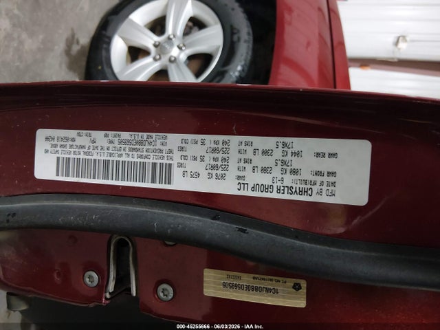 2014 Jeep Compass Sport მანქანა იყიდება აუქციონზე, vin: 1C4NJDBB0ED569505, აუქციონის ნომერი: 45255666