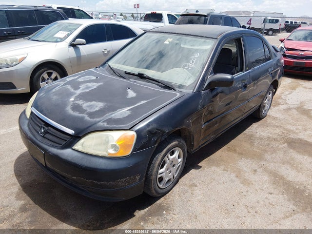 45255687 :رقم المزاد ، 1HGES15562L000551 vin ، 2002 Honda Civic Lx مزاد بيع