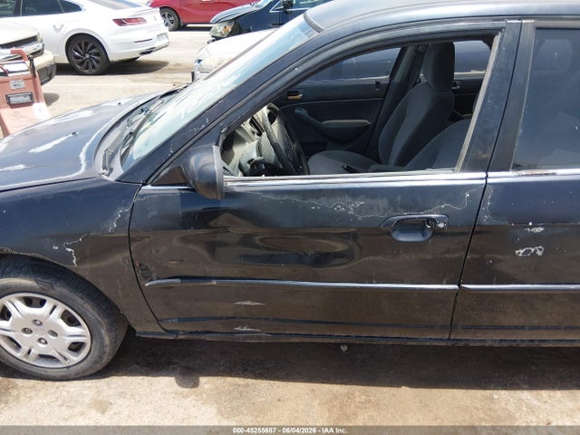 45255687 :رقم المزاد ، 1HGES15562L000551 vin ، 2002 Honda Civic Lx مزاد بيع