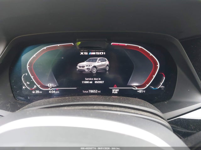 Aukcja sprzedaży 2020 Bmw X5 M50i, vin: 5UXJU4C04L9C43663, numer aukcji: 45255774