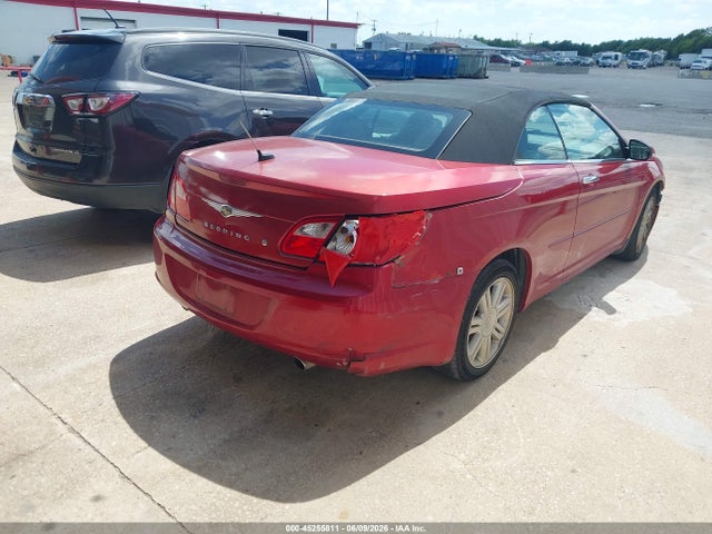 Aukcja sprzedaży 2008 Chrysler Sebring Limited, vin: 1C3LC65M58N639237, numer aukcji: 45255811
