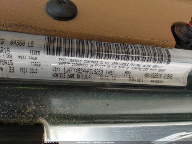 Aukcja sprzedaży 1997 Jeep Wrangler Sahara, vin: 1J4FY49S4VP519253, numer aukcji: 45256053
