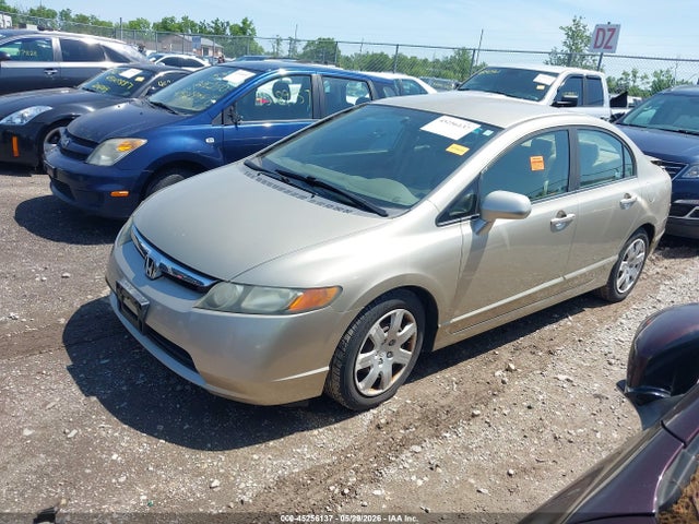 45256137 :رقم المزاد ، 1HGFA16578L060613 vin ، 2008 Honda Civic Lx مزاد بيع