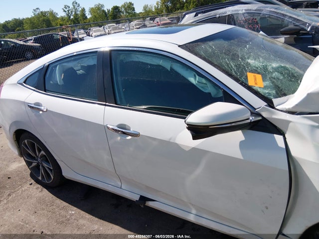 2019 Honda Civic Touring მანქანა იყიდება აუქციონზე, vin: 19XFC1F96KE001743, აუქციონის ნომერი: 45256307