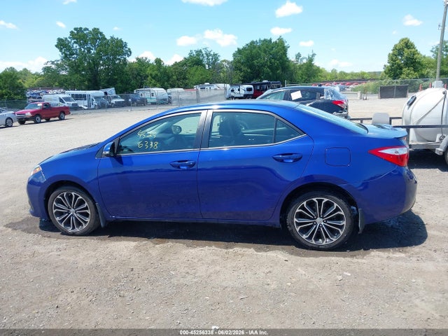 2015 Toyota Corolla S Plus მანქანა იყიდება აუქციონზე, vin: 2T1BURHE6FC347607, აუქციონის ნომერი: 45256338