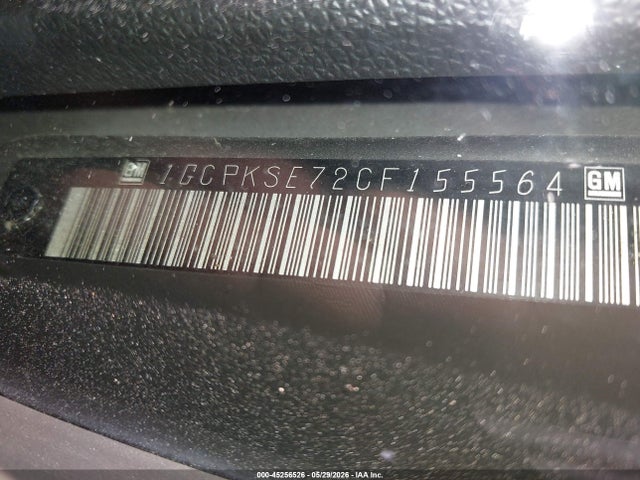 45256526 :رقم المزاد ، 1GCPKSE72CF155564 vin ، 2012 Chevrolet Silverado 1500 Lt مزاد بيع