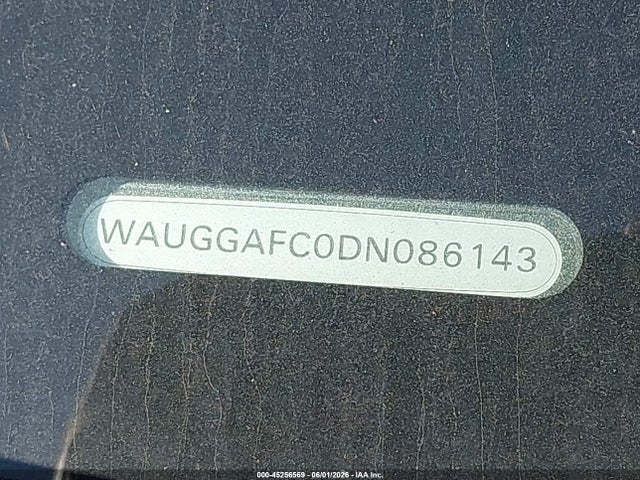 45256569 :رقم المزاد ، WAUGGAFC0DN086143 vin ، 2013 Audi A6 3.0t Premium مزاد بيع