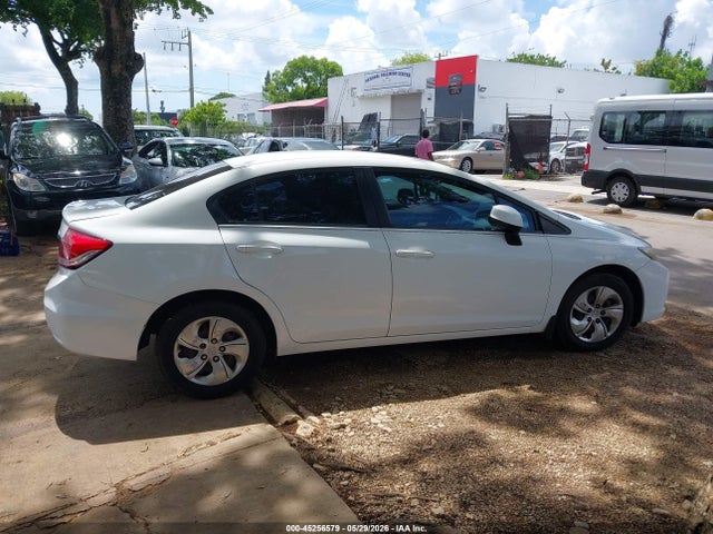 45256579 :رقم المزاد ، 19XFB2F54DE090317 vin ، 2013 Honda Civic Lx مزاد بيع