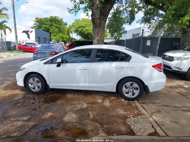 45256579 :رقم المزاد ، 19XFB2F54DE090317 vin ، 2013 Honda Civic Lx مزاد بيع