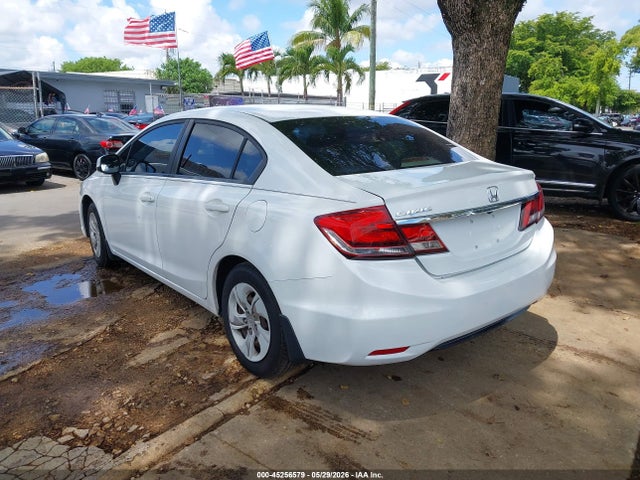 45256579 :رقم المزاد ، 19XFB2F54DE090317 vin ، 2013 Honda Civic Lx مزاد بيع