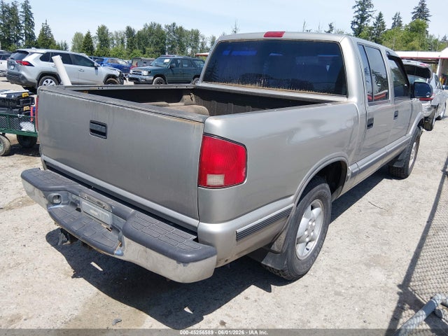 1999 Chevrolet S-10 Ls მანქანა იყიდება აუქციონზე, vin: 1GCDT19W5XK152070, აუქციონის ნომერი: 45256589