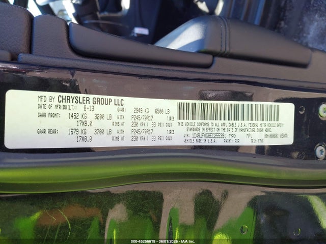2014 Jeep Grand Cherokee Laredo მანქანა იყიდება აუქციონზე, vin: 1C4RJFAG8EC255391, აუქციონის ნომერი: 45256618