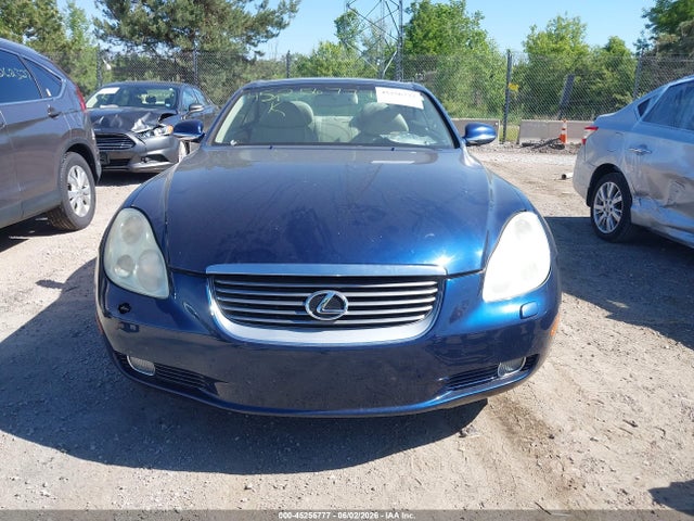 Aukcja sprzedaży 2002 Lexus Sc 430, vin: JTHFN48Y220014352, numer aukcji: 45256777
