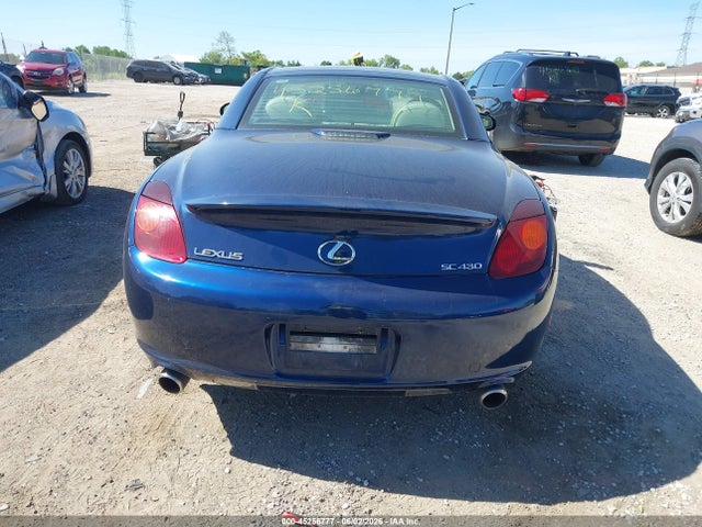 Aukcja sprzedaży 2002 Lexus Sc 430, vin: JTHFN48Y220014352, numer aukcji: 45256777