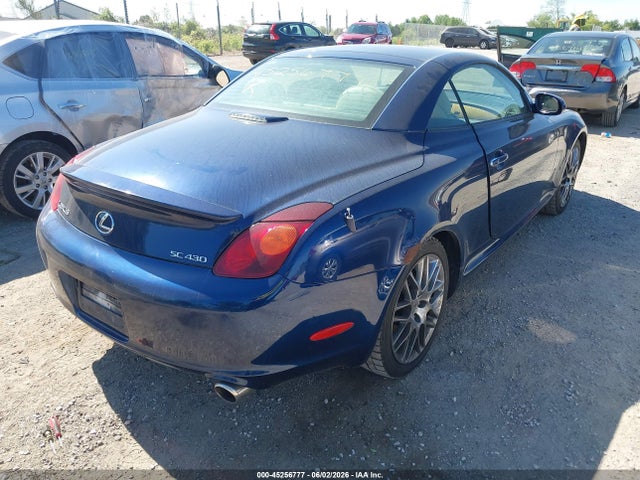 Aukcja sprzedaży 2002 Lexus Sc 430, vin: JTHFN48Y220014352, numer aukcji: 45256777