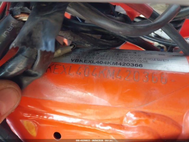 Aukcja sprzedaży 2019 Ktm 500 Exc-f, vin: VBKEXL404KM420366, numer aukcji: 45256823