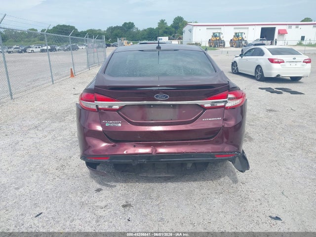Aukcja sprzedaży 2017 Ford Fusion Energi Titanium, vin: 3FA6P0SUXHR161219, numer aukcji: 45256841