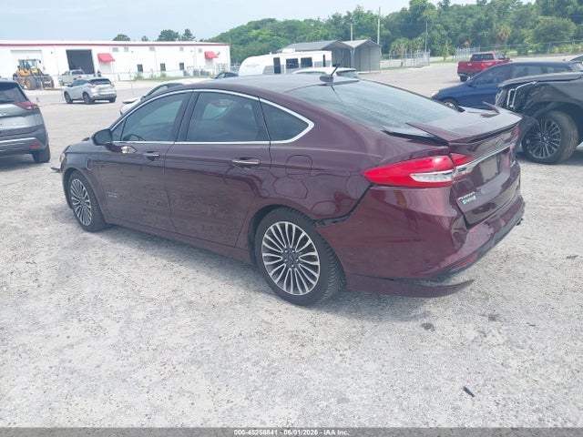 Aukcja sprzedaży 2017 Ford Fusion Energi Titanium, vin: 3FA6P0SUXHR161219, numer aukcji: 45256841