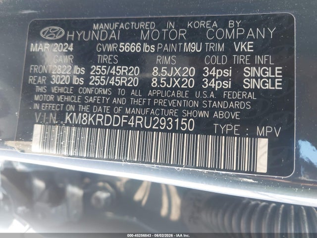 Hyundai Ioniq 5 Limited 2024 KM8KRDDF4RU293150 Image 9