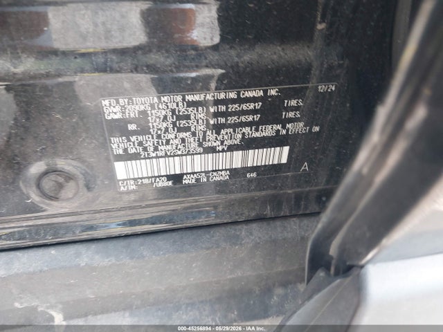 Aukcja sprzedaży 2025 Toyota Rav4 Xle, vin: 2T3W1RFV2SW373599, numer aukcji: 45256894