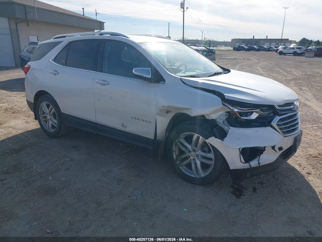 2018 Chevrolet Equinox Premier მანქანა იყიდება აუქციონზე, vin: 2GNAXWEX1J6330075, აუქციონის ნომერი: 45257126