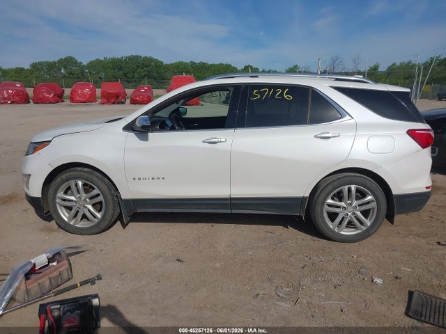 2018 Chevrolet Equinox Premier მანქანა იყიდება აუქციონზე, vin: 2GNAXWEX1J6330075, აუქციონის ნომერი: 45257126
