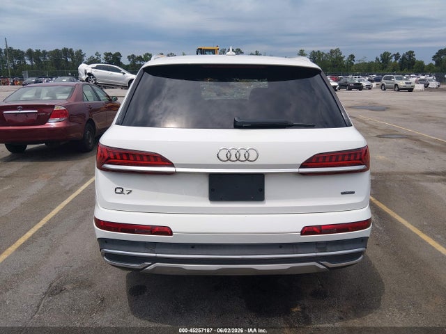 2021 Audi Q7 Premium Plus 55 Tfsi Quattro Tiptronic მანქანა იყიდება აუქციონზე, vin: WA1LXAF71MD019572, აუქციონის ნომერი: 45257187