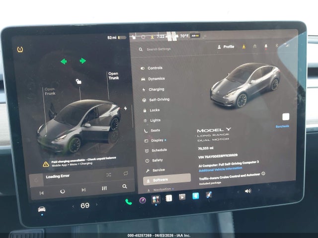 Aukcja sprzedaży 2023 Tesla Model Y Awd/long Range Dual Motor All-wheel Drive, vin: 7SAYGDEE8PF639929, numer aukcji: 45257269
