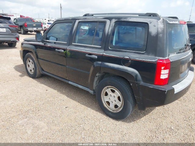 2007 Jeep Patriot Sport მანქანა იყიდება აუქციონზე, vin: 1J8FT28W87D418453, აუქციონის ნომერი: 45257288