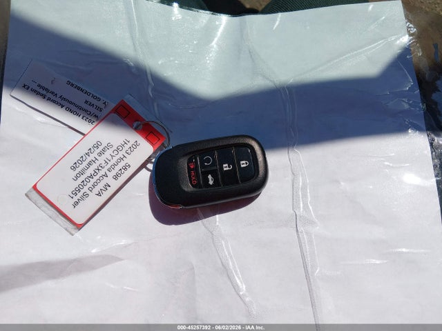 45257392 :رقم المزاد ، 1HGCY1F3XPA020551 vin ، 2023 Honda Accord Ex مزاد بيع
