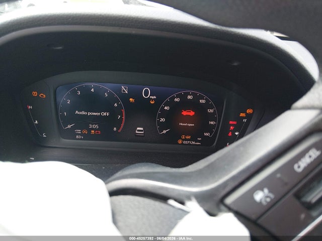 45257392 :رقم المزاد ، 1HGCY1F3XPA020551 vin ، 2023 Honda Accord Ex مزاد بيع