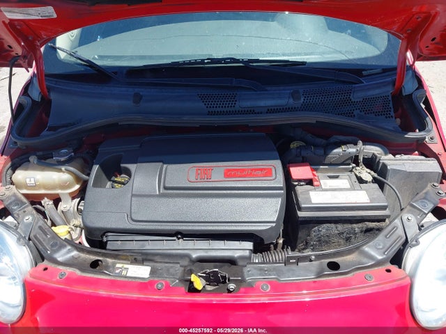 45257592 :رقم المزاد ، 3C3CFFAR5FT607829 vin ، 2015 Fiat 500 Pop مزاد بيع