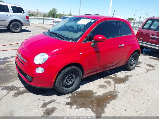 45257592 :رقم المزاد ، 3C3CFFAR5FT607829 vin ، 2015 Fiat 500 Pop مزاد بيع
