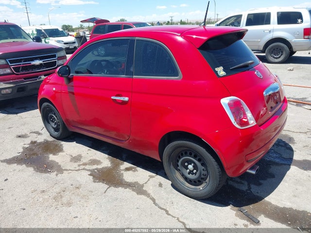 45257592 :رقم المزاد ، 3C3CFFAR5FT607829 vin ، 2015 Fiat 500 Pop مزاد بيع