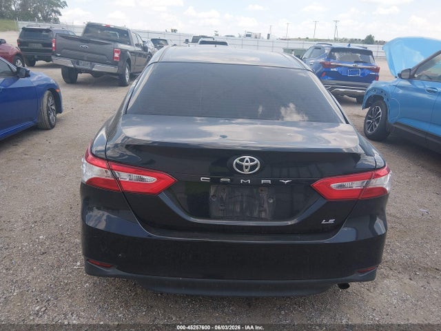 Продажа на аукционе авто 2018 Toyota Camry Le, vin: JTNB11HK6J3006592, номер лота: 45257600