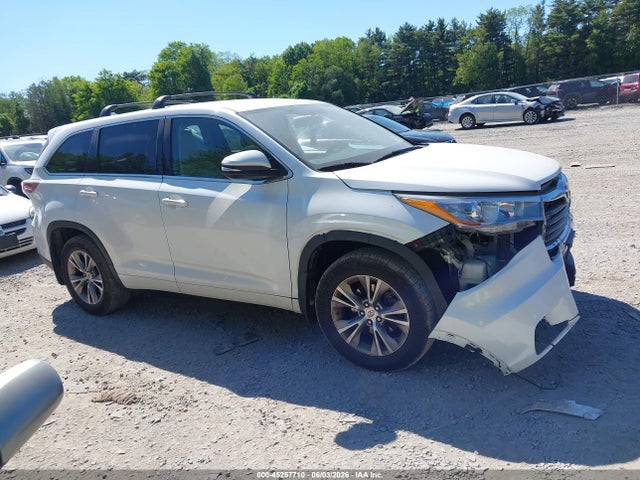 Продаж на аукціоні авто 2015 Toyota Highlander Le Plus V6, vin: 5TDBKRFH9FS145631, номер лоту: 45257710