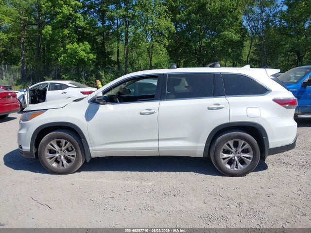 Продаж на аукціоні авто 2015 Toyota Highlander Le Plus V6, vin: 5TDBKRFH9FS145631, номер лоту: 45257710