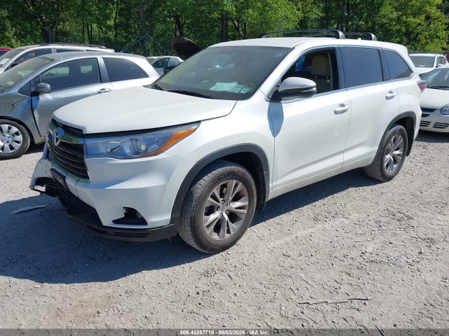 Продаж на аукціоні авто 2015 Toyota Highlander Le Plus V6, vin: 5TDBKRFH9FS145631, номер лоту: 45257710