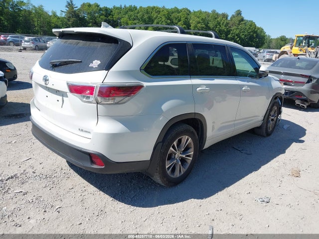 Продаж на аукціоні авто 2015 Toyota Highlander Le Plus V6, vin: 5TDBKRFH9FS145631, номер лоту: 45257710