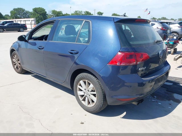 45257899 :رقم المزاد ، 3VW217AU9FM039818 vin ، 2015 Volkswagen Golf Tsi S 4-door مزاد بيع