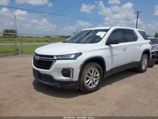 45257951 :رقم المزاد ، 1GNERFKWXNJ139223 vin ، 2022 Chevrolet Traverse Fwd Ls مزاد بيع