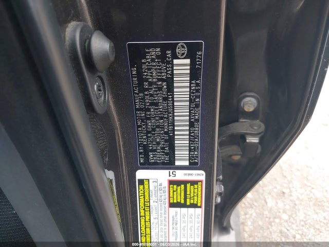 Aukcja sprzedaży 2018 Toyota Camry Le, vin: 4T1B11HK8JU590441, numer aukcji: 45258001