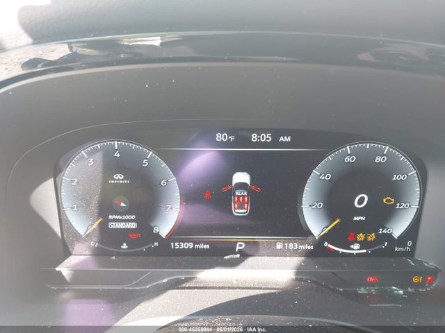 45258044 :رقم المزاد ، 5N1DL1FR5RC338151 vin ، 2024 Infiniti Qx60 Luxe مزاد بيع