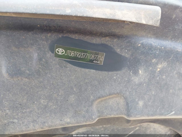 Aukcja sprzedaży 2007 Toyota Yaris, vin: JTDBT923771087704, numer aukcji: 45258143