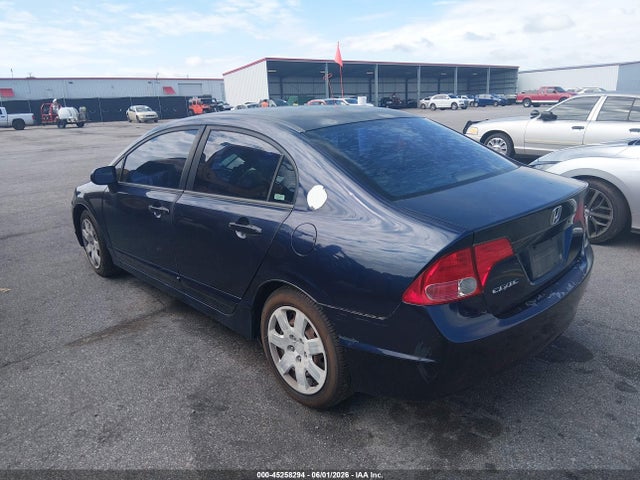 45258294 :رقم المزاد ، 1HGFA165X7L066615 vin ، 2007 Honda Civic Lx مزاد بيع